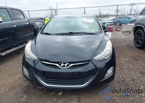 2013 Hyundai Elantra Gls from USA, damaged, VIN KMHDH4AE8DU644075